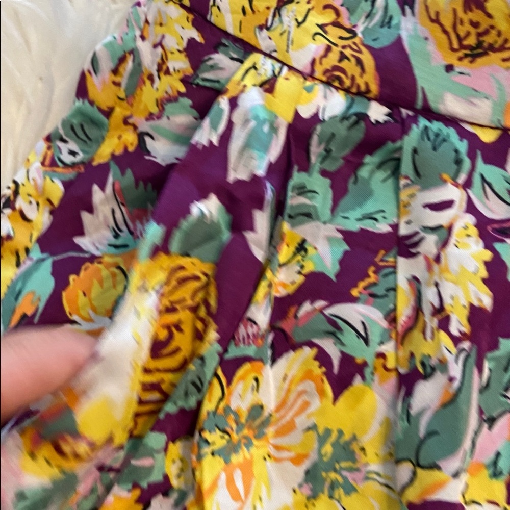 Zara The Bianca Bermuda Multicolor Floral size XS brand new inseam 10”waist 26” - Picture 10 of 12